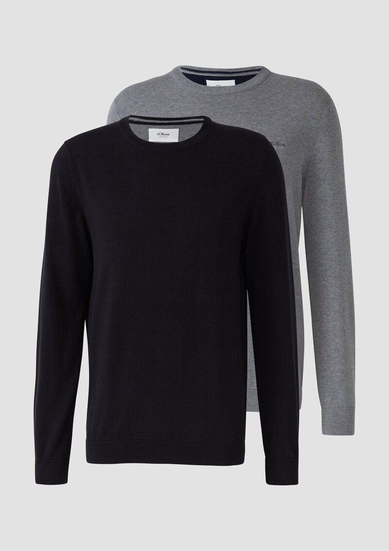 Strickpullover im Doppelpack