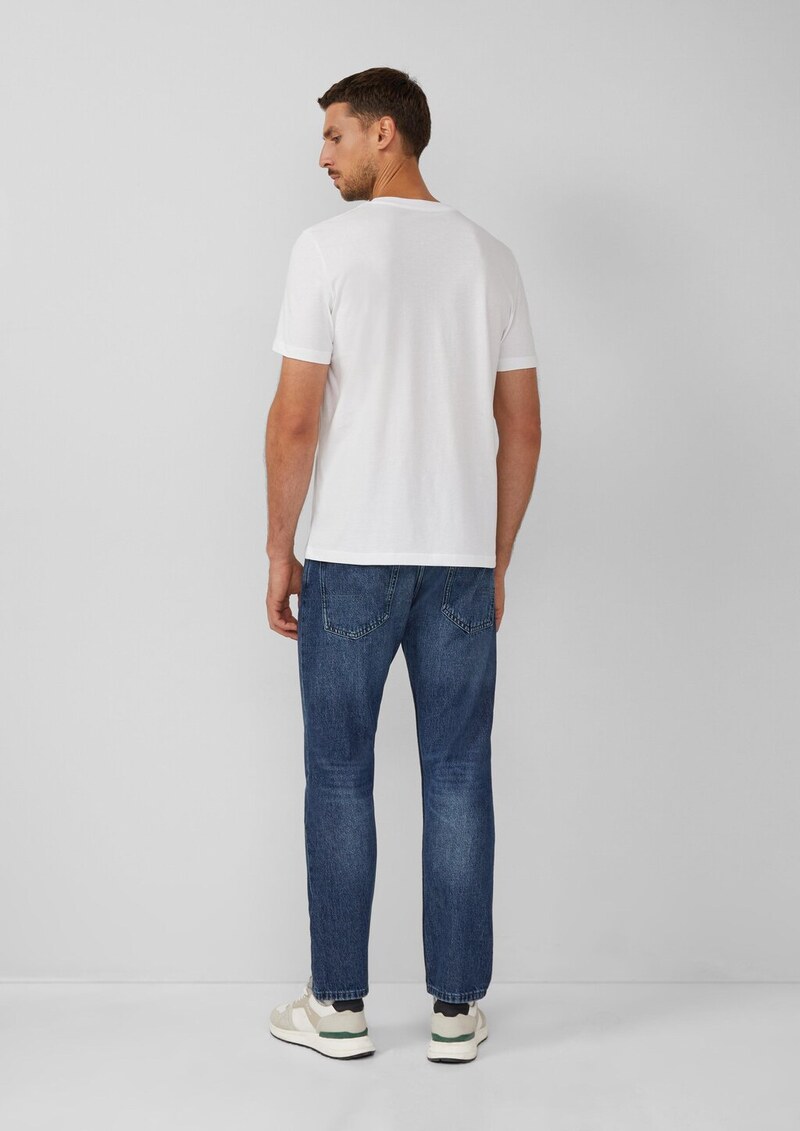 Weiches Kurzarm-T-Shirt aus Baumwoll-Jersey im 5er-Pack