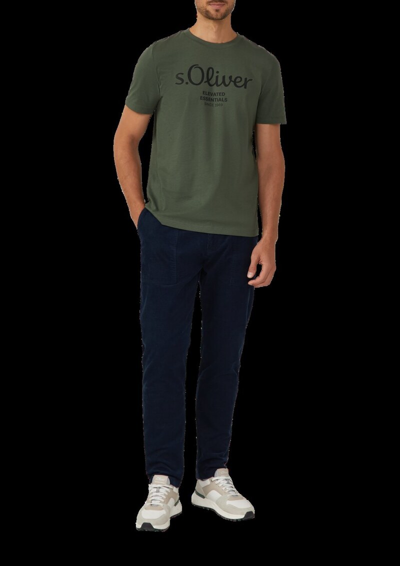 Weiches Jersey-T-Shirt mit Kurzarm und Rundhalsausschnitt im Doppelpack