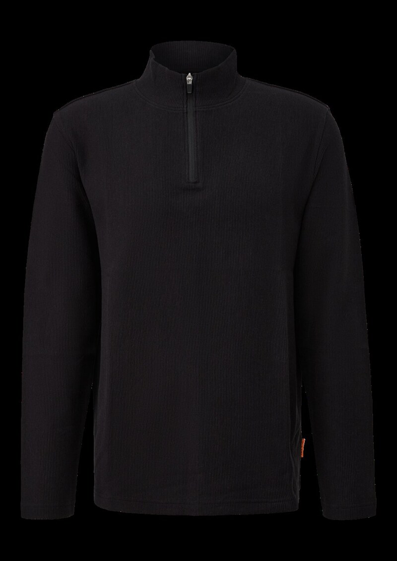 Longsleeve in Rippstruktur