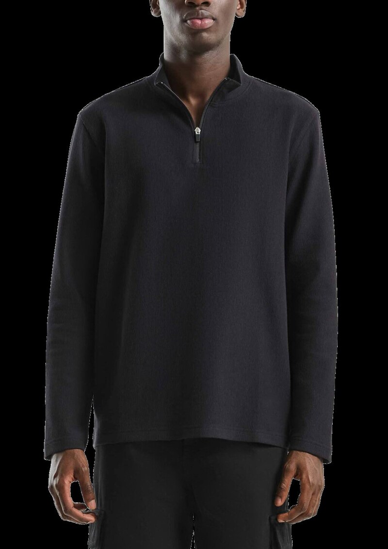 Longsleeve in Rippstruktur