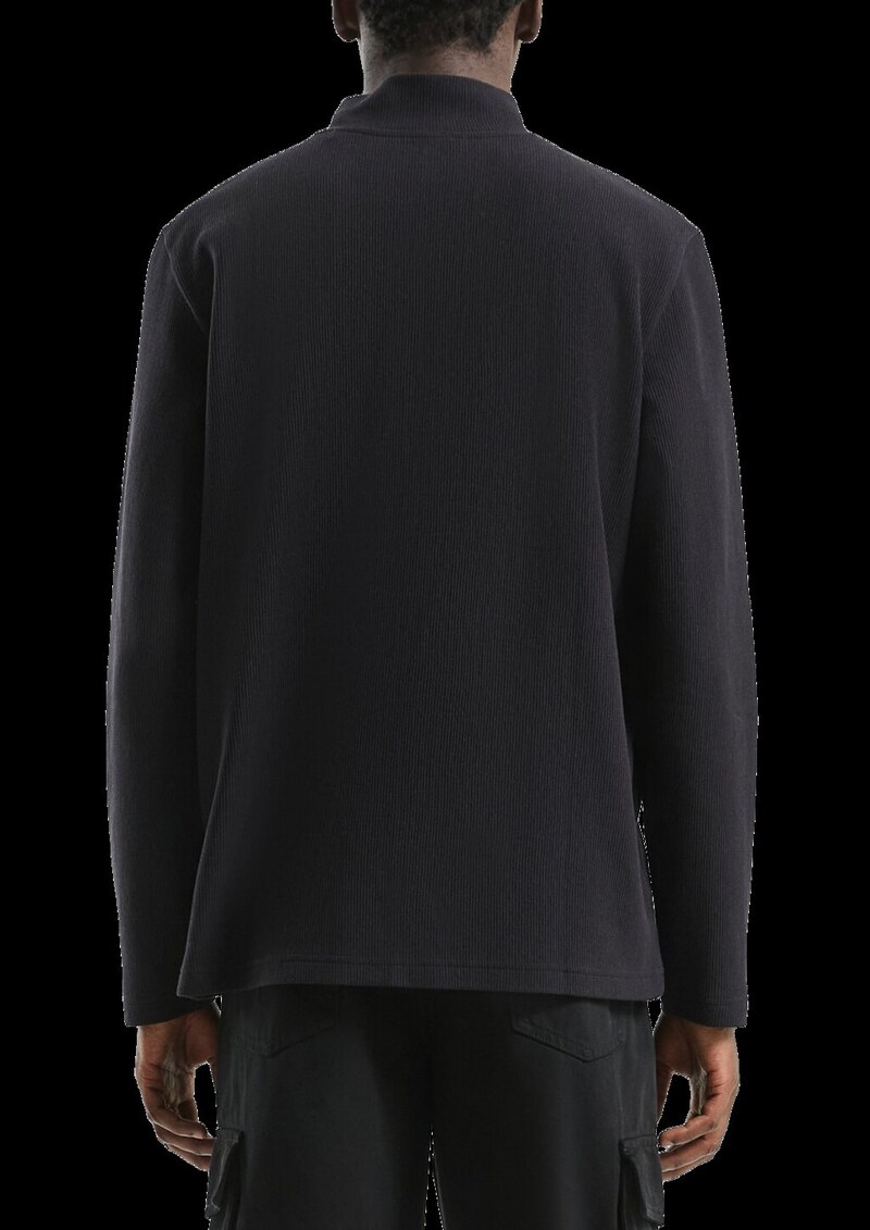 Longsleeve in Rippstruktur