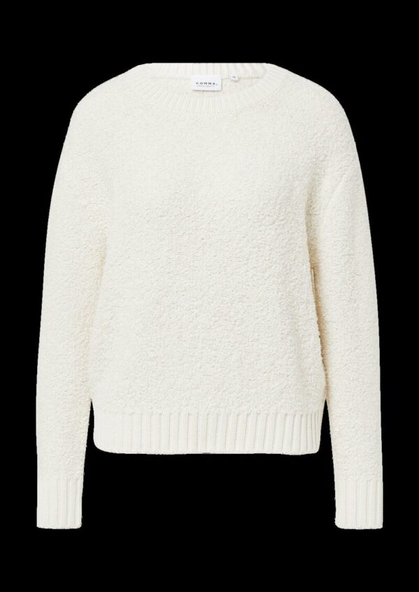 Strickpullover aus Bouclé