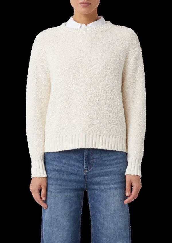 Strickpullover aus Bouclé