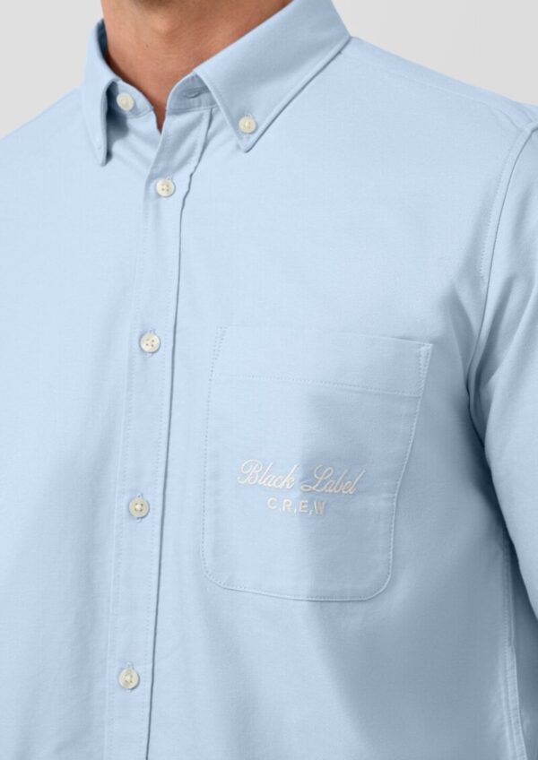 Regular Fit: Oxfordhemd mit Button-down-Kragen und Brusttasche