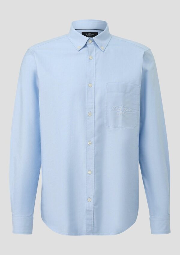 Regular Fit: Oxfordhemd mit Button-down-Kragen und Brusttasche