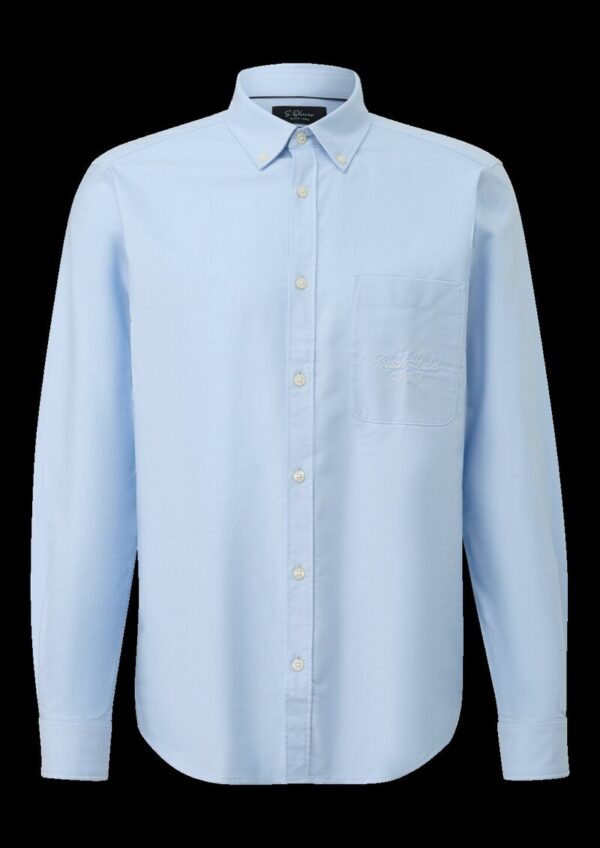 Regular Fit: Oxfordhemd mit Button-down-Kragen und Brusttasche