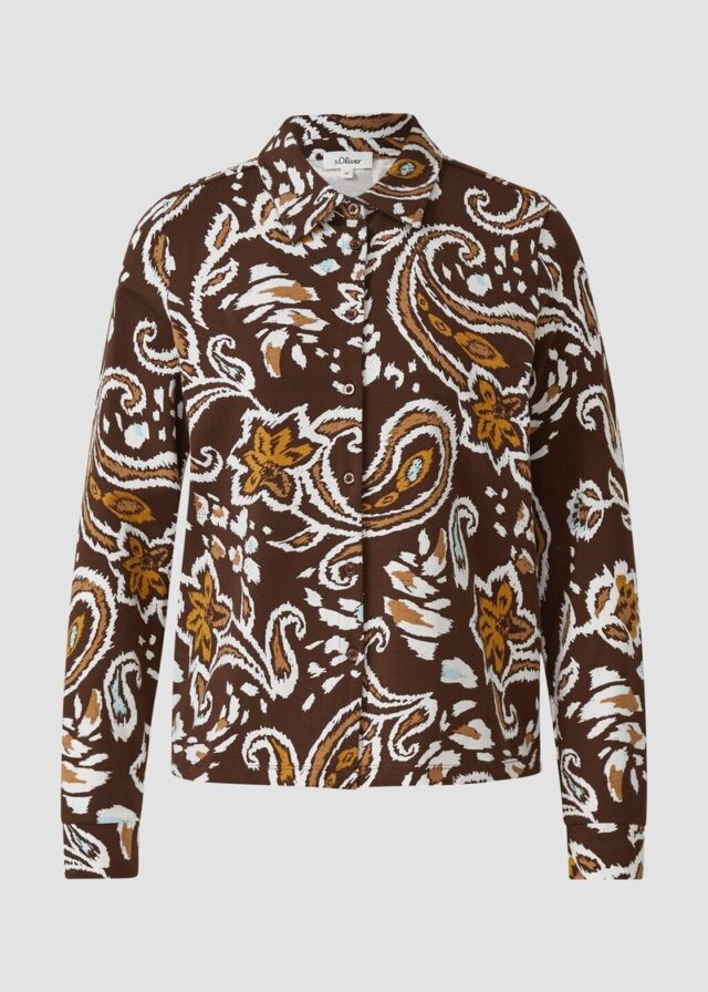 Hemdbluse aus Jersey