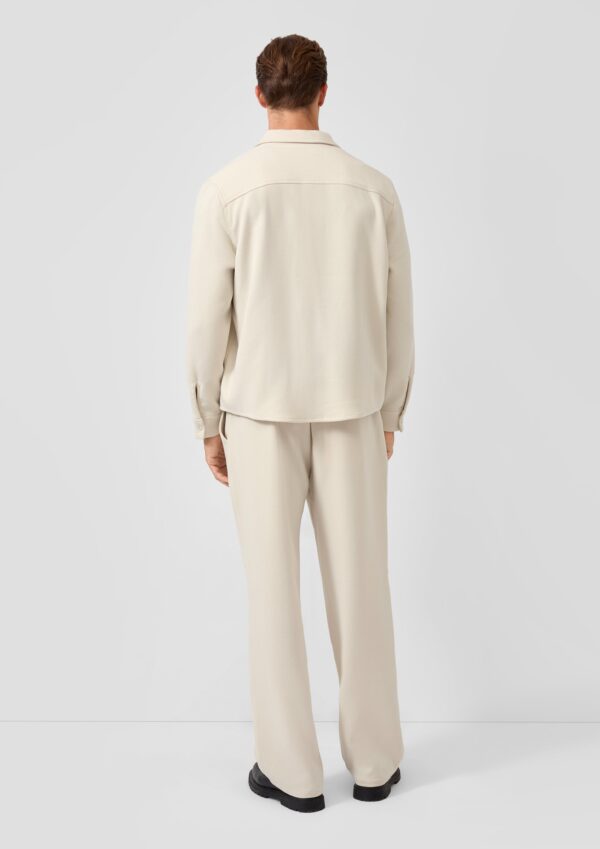 Lässiges Overshirt aus Stretch-Gewebe