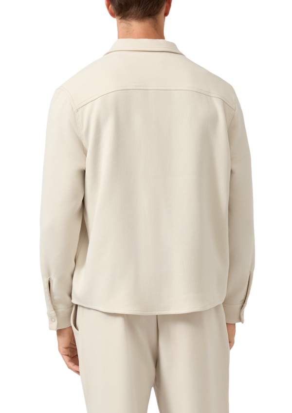 Lässiges Overshirt aus Stretch-Gewebe