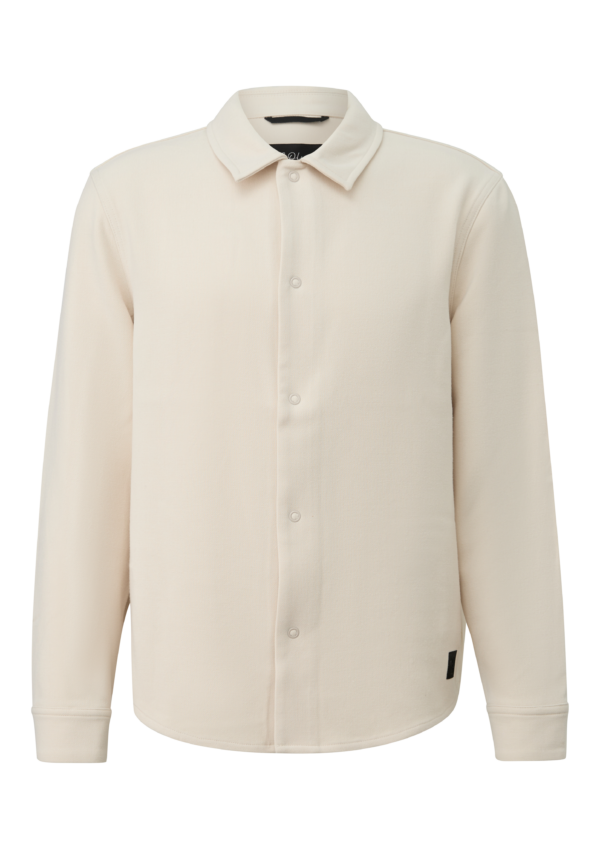 Lässiges Overshirt aus Stretch-Gewebe