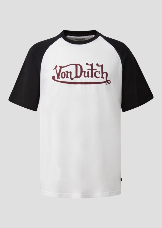 Raglan T-Shirt mit Frontdruck | QS x Von Dutch