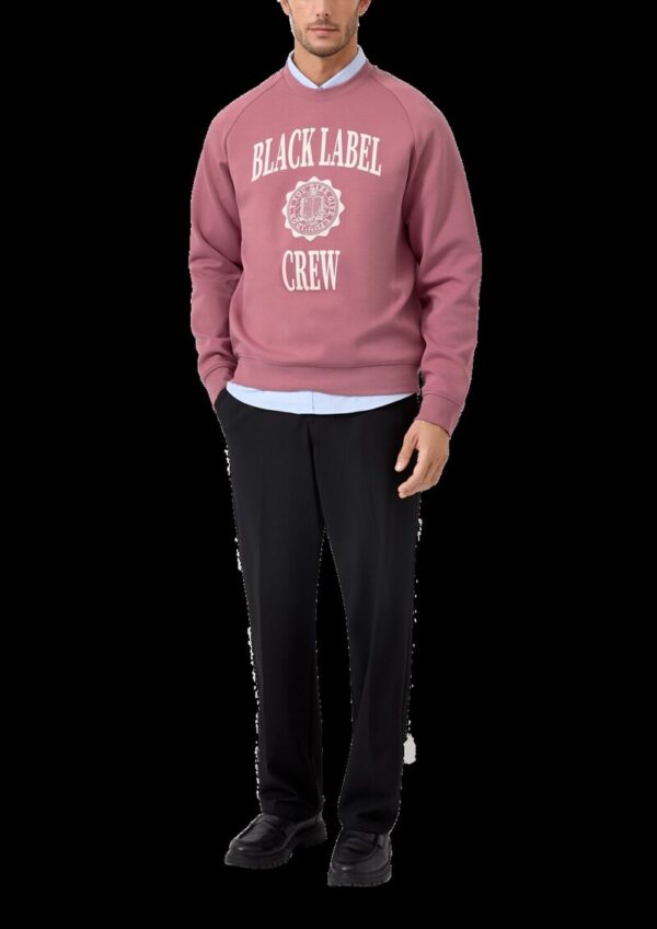 Scuba-Sweatshirt mit Raglanärmeln und Frontprint