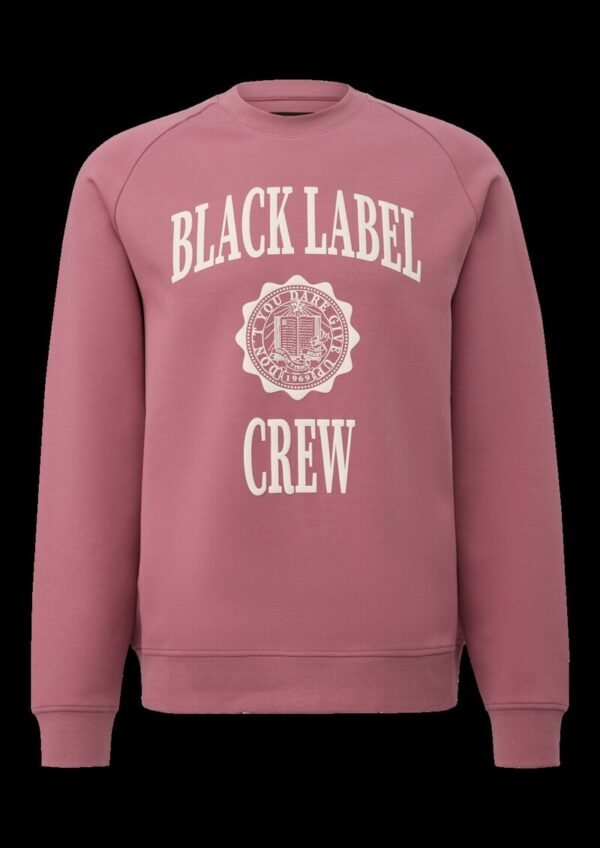 Scuba-Sweatshirt mit Raglanärmeln und Frontprint