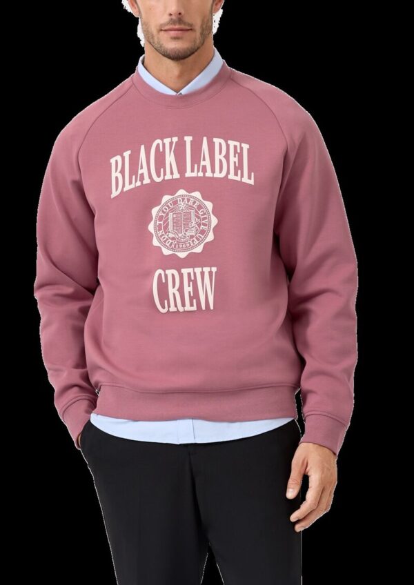 Scuba-Sweatshirt mit Raglanärmeln und Frontprint