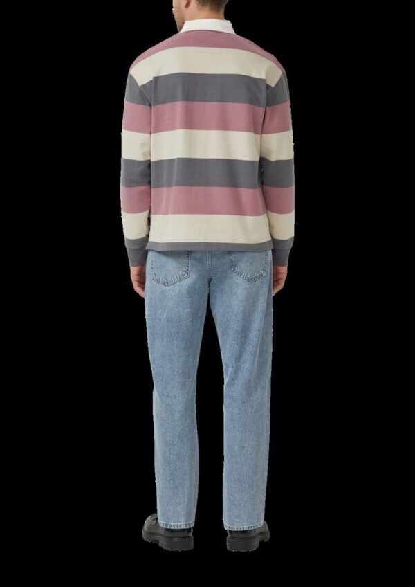 Softes Langarm-Poloshirt im Relaxed Fit