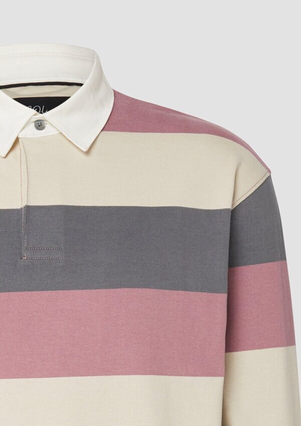 Softes Langarm-Poloshirt im Relaxed Fit