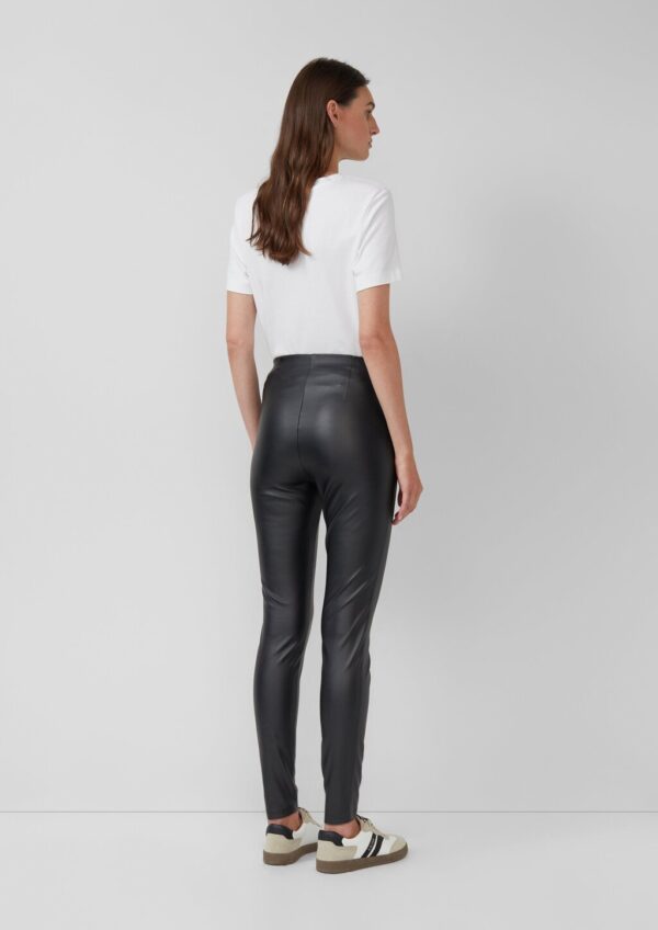 Weiche Stretch-Leggings aus Kunstleder
