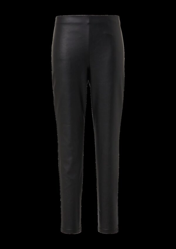 Weiche Stretch-Leggings aus Kunstleder