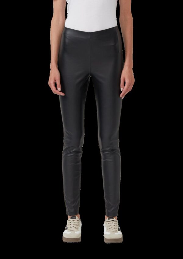 Weiche Stretch-Leggings aus Kunstleder