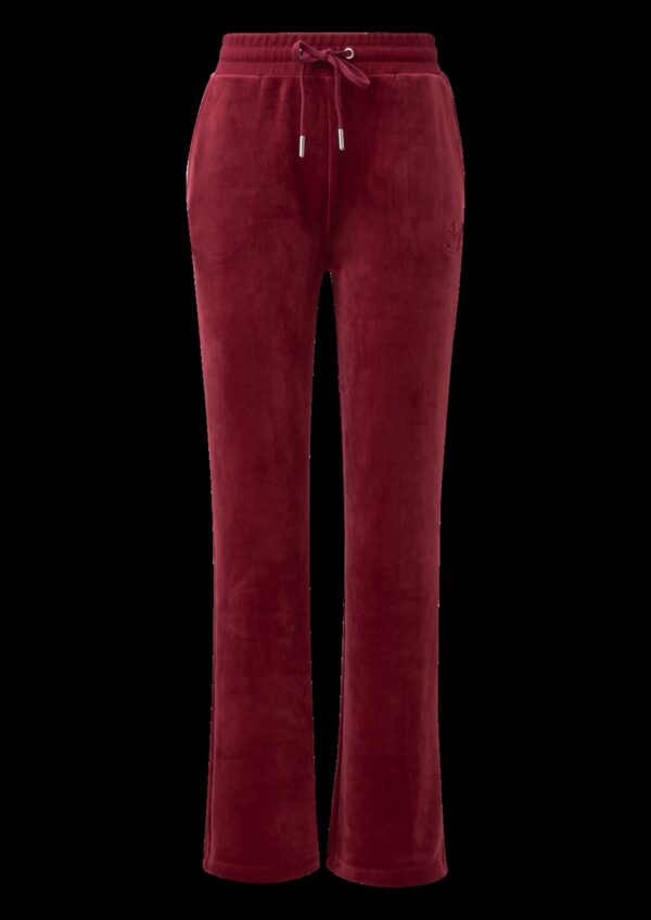 Hose aus weichem Nicki mit Logo-Stickerei | QS x Von Dutch