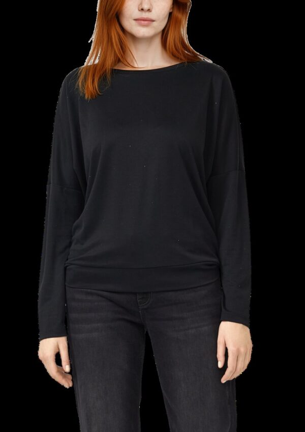 Weiches Jersey-T-Shirt mit Schmucksteinen