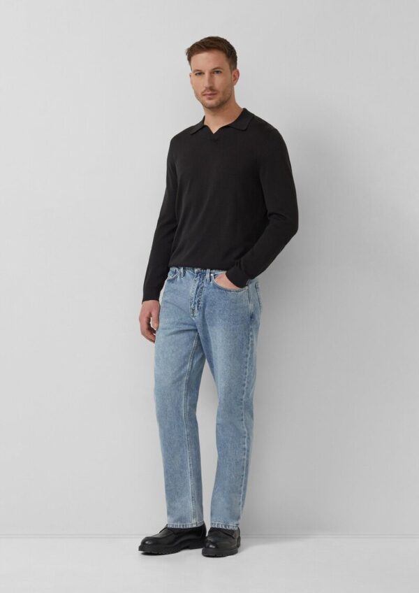 Jeans / Relaxed Fit / Mid Rise / Straight Leg / Waschung