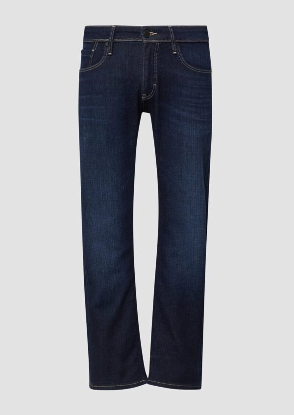 Jeans / Regular Fit / Mid Rise / Straight Leg