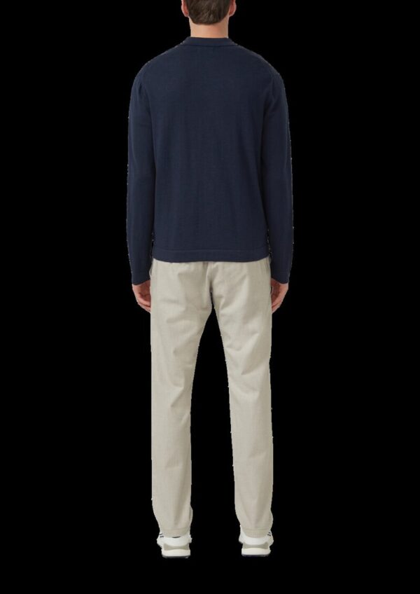 Gestricktes Hemd mit Brusttasche