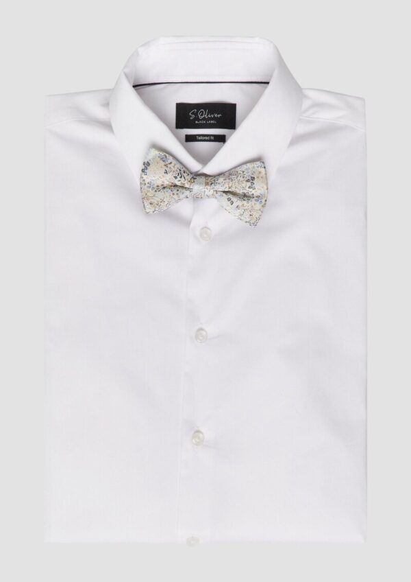 Set aus Fliege und Einstecktuch aus Seidenmix