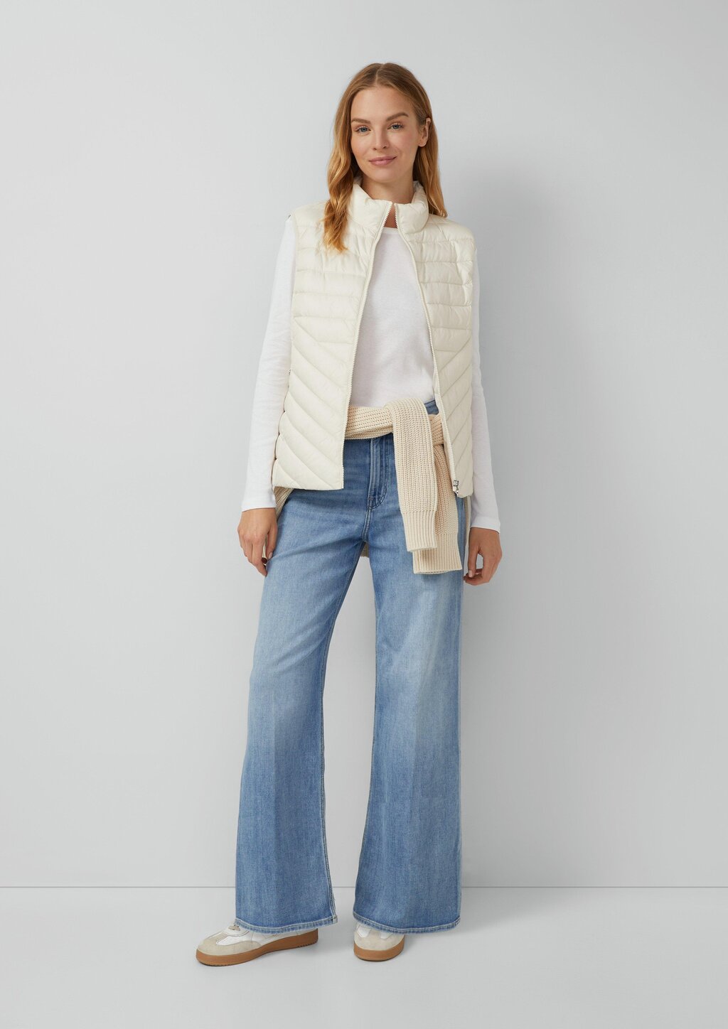 Geripptes Slim-Fit-Longsleeve im 2er-Pack