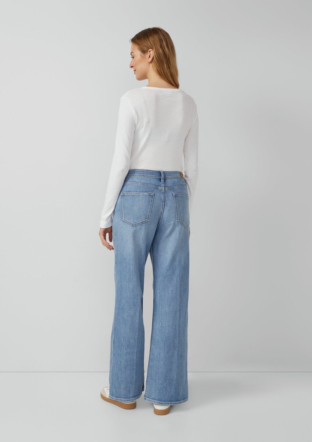 Geripptes Slim-Fit-Longsleeve im 2er-Pack