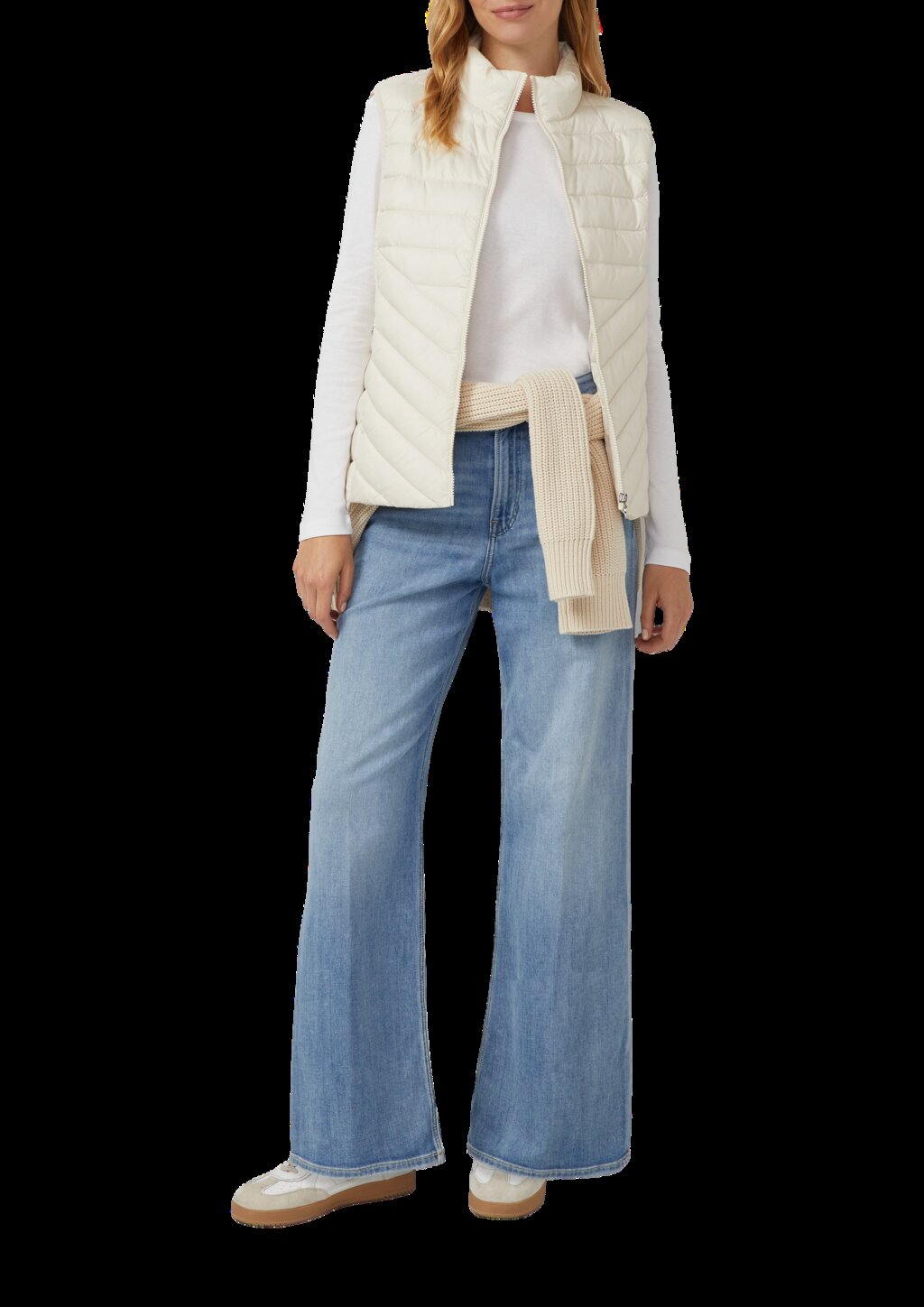 Geripptes Slim-Fit-Longsleeve im 2er-Pack