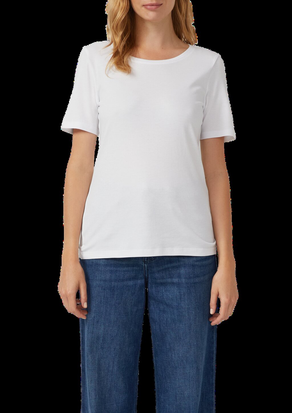 T-Shirt aus Interlockjersey im 2er-Pack