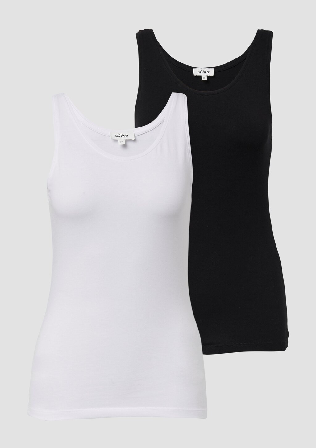 Basic Top aus Jersey im 2er-Pack