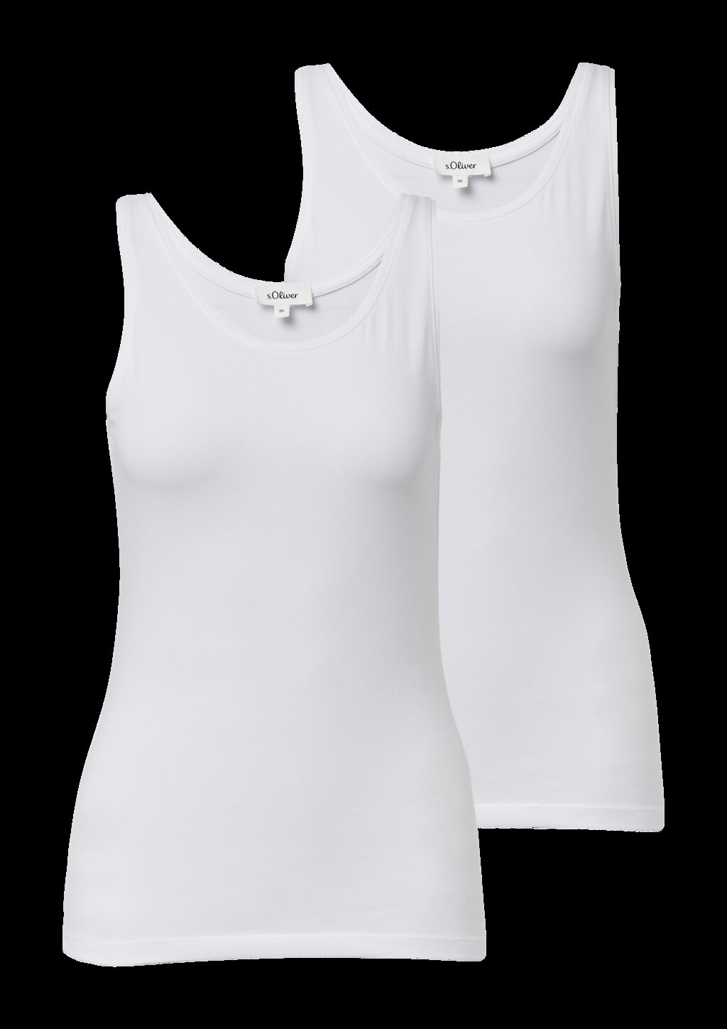 Basic Top aus Jersey im 2er-Pack