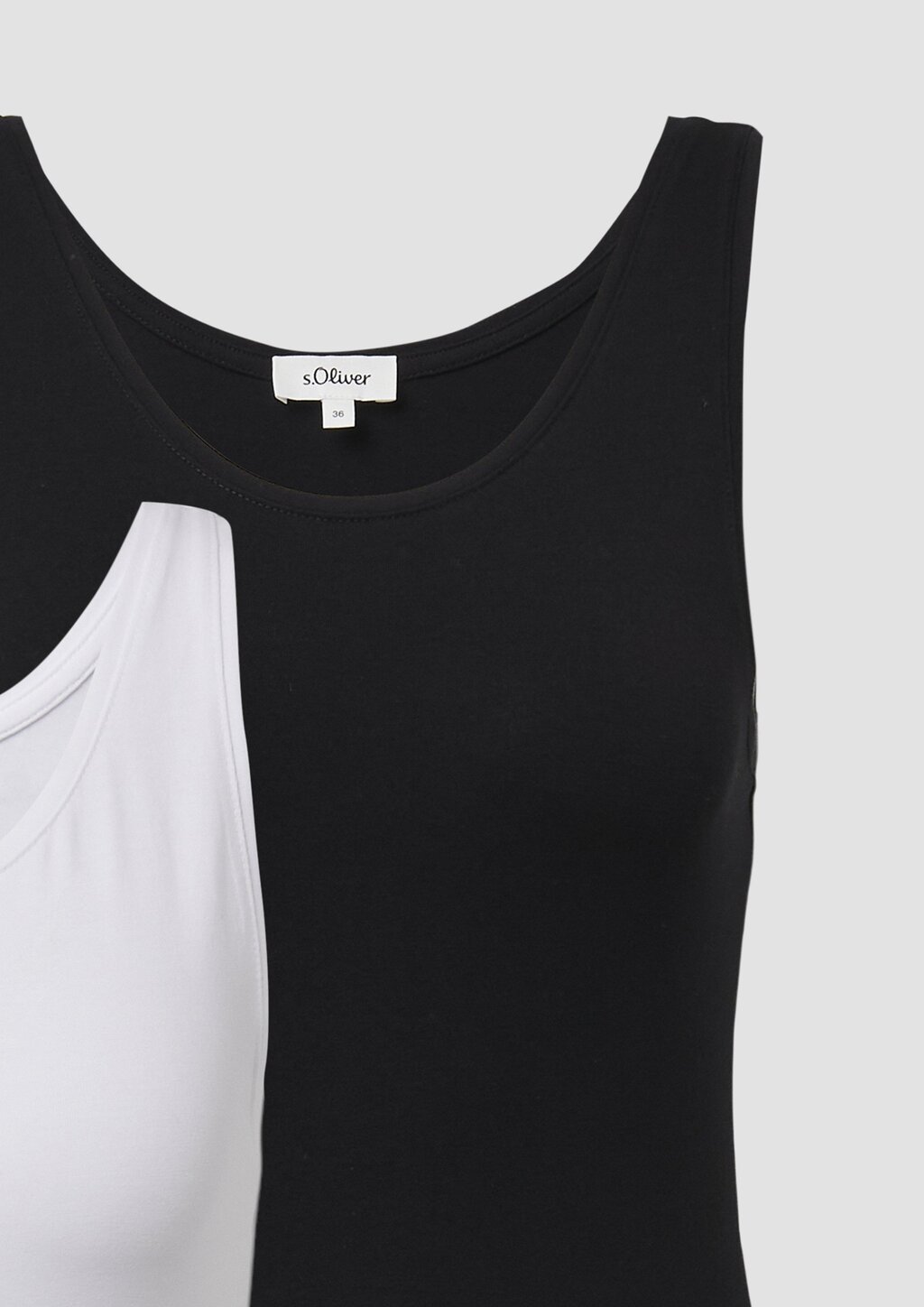 Basic Top aus Jersey im 2er-Pack