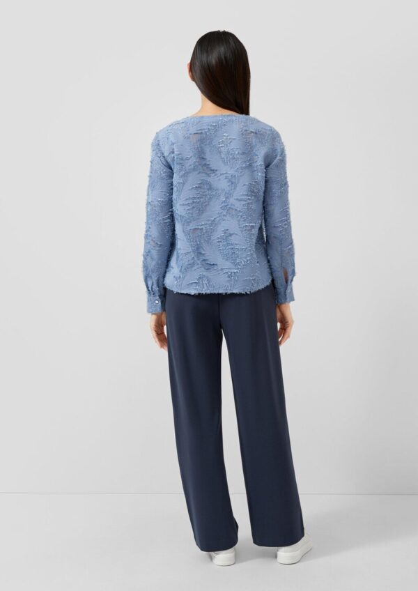 Bluse mit 3D-Effekt und Falte im Vorderteil