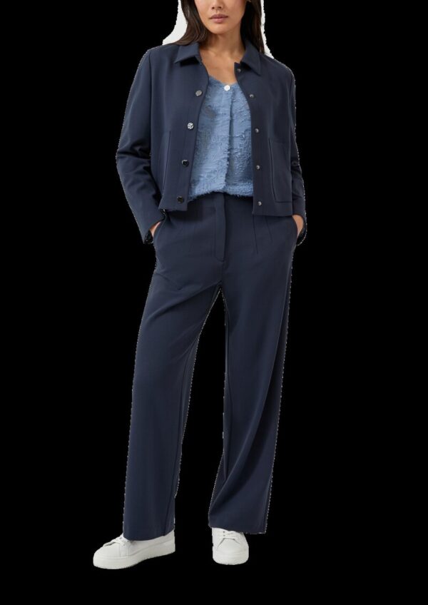 Bluse mit 3D-Effekt und Falte im Vorderteil