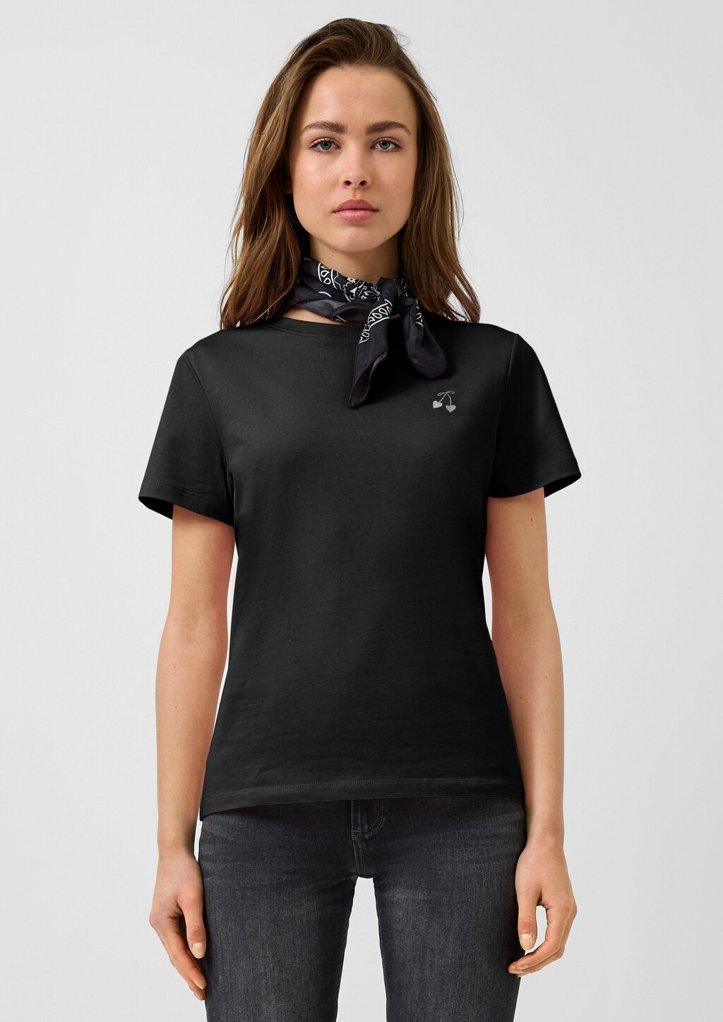 Bauwollshirt mit Stickerei