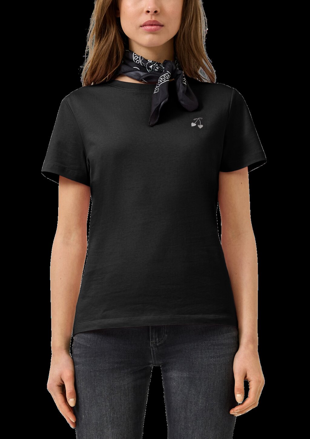 Bauwollshirt mit Stickerei