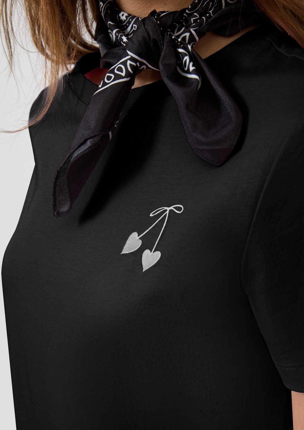 Bauwollshirt mit Stickerei