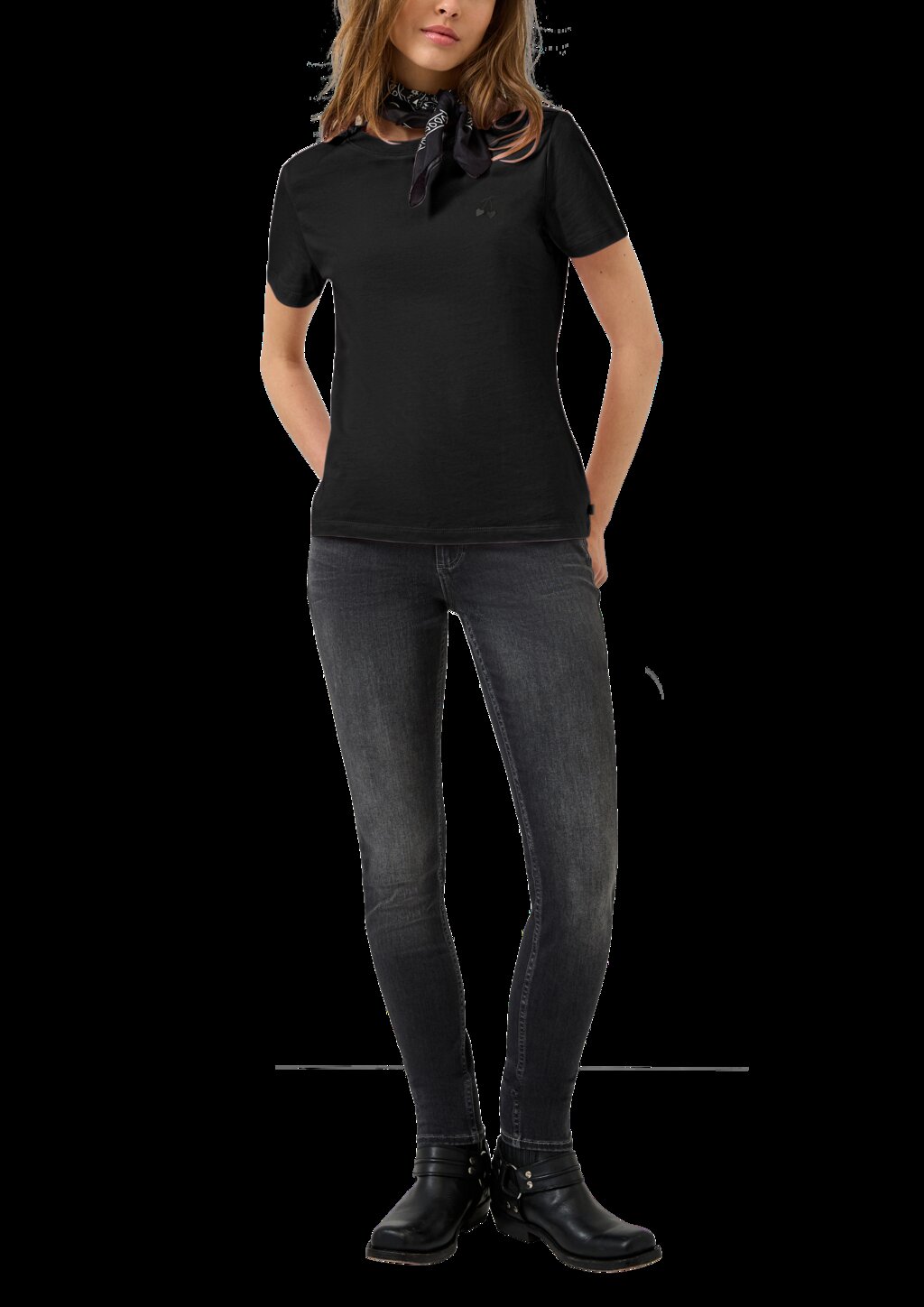 Bauwollshirt mit Stickerei