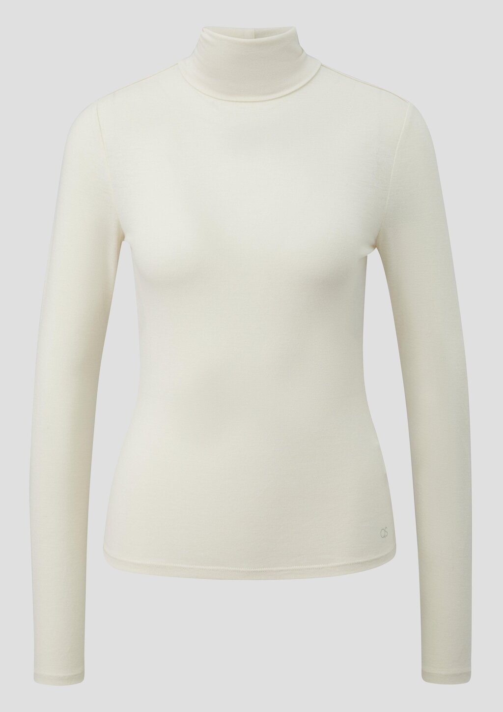 Leicht transparentes Rollkragenshirt