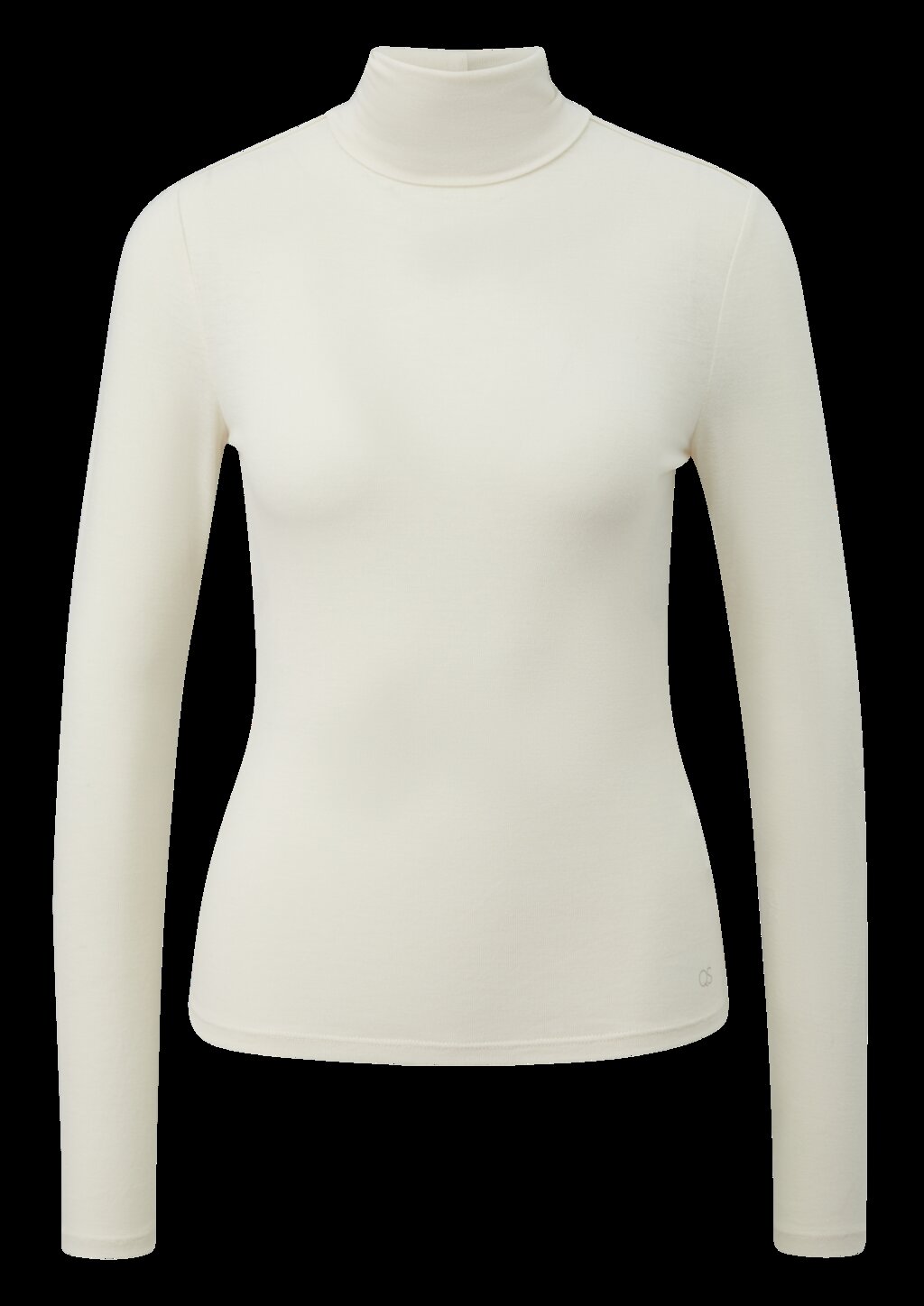 Leicht transparentes Rollkragenshirt