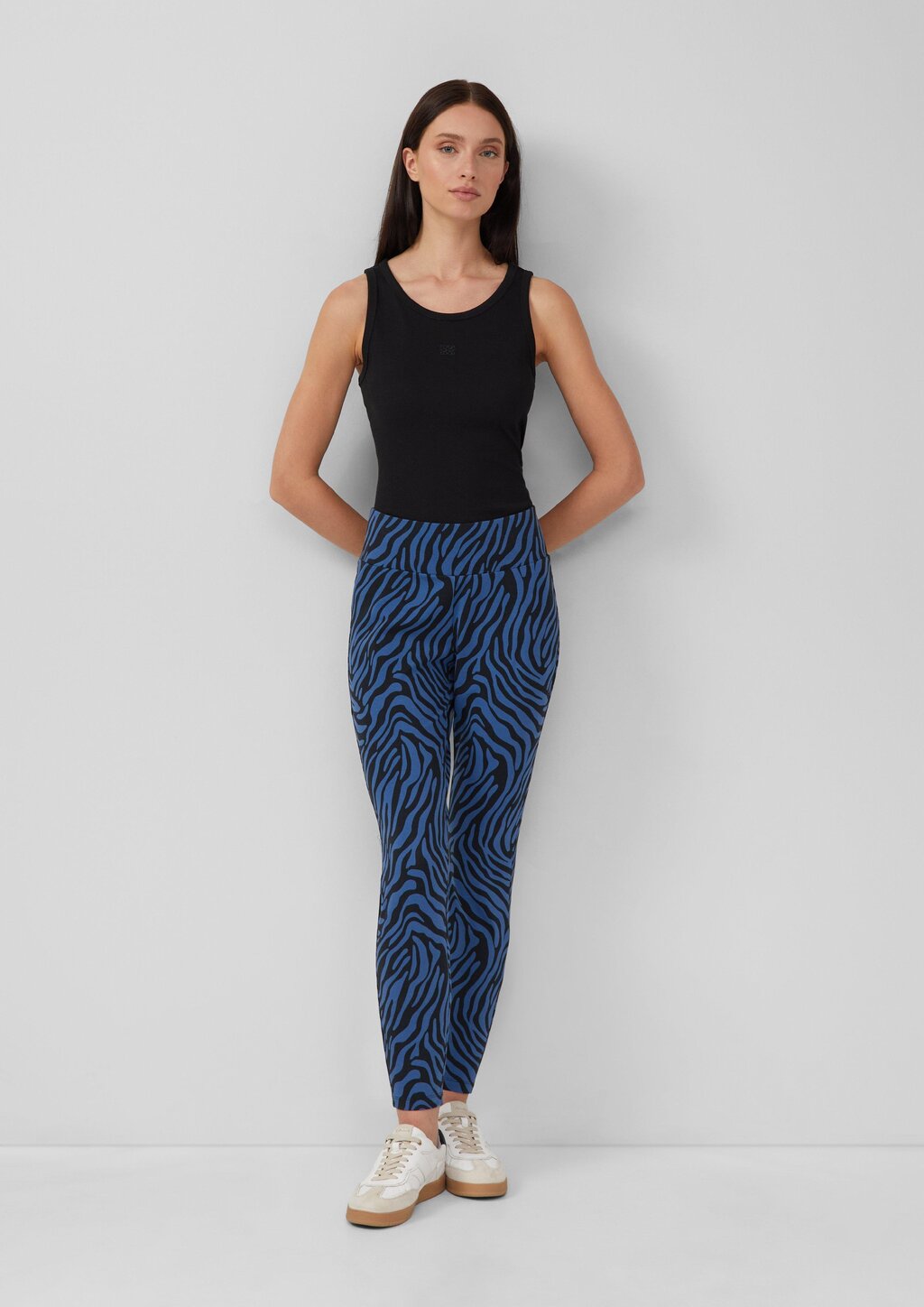 Leggings mit Animal-All-over-Print