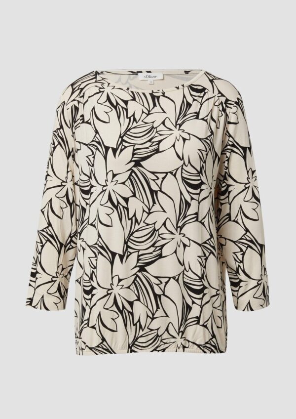 3/4-Arm Shirt im O-Shape