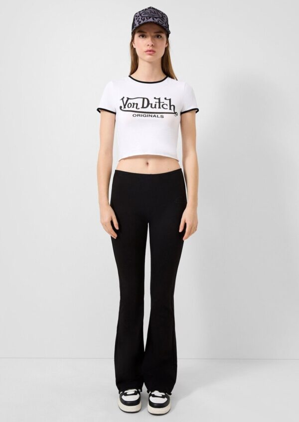 Ausgestellte Jerseyhose mit Logo-Stickerei | QS x Von Dutch