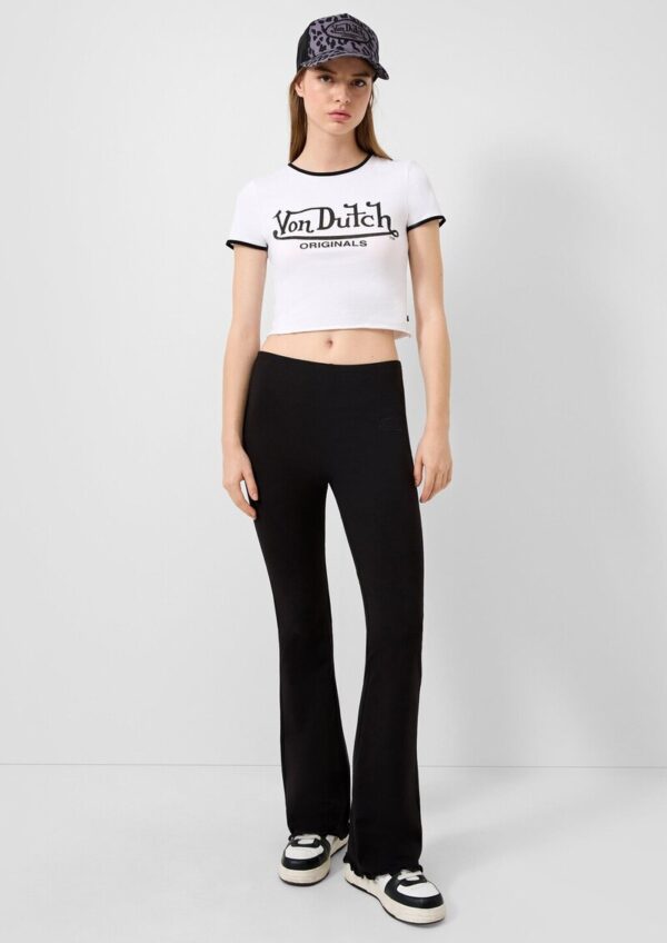 Ausgestellte Jerseyhose mit Logo-Stickerei | QS x Von Dutch