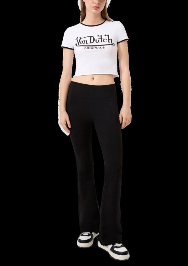 Ausgestellte Jerseyhose mit Logo-Stickerei | QS x Von Dutch